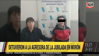 🚨 Detuvieron a la agresora de la jubilada de 87 años agredida en un robo en Morón [upl. by Ltney]