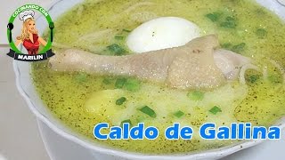 Cómo preparar Caldo de gallina con papas  Mi estilo  Receta peruana [upl. by Telfore]