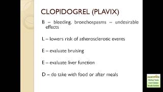 Pharmacology Mnemonics Examvillecom Study Aids [upl. by Yenettirb]