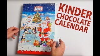 Opening a Kinder Mini Mix XMAS chocolate Calendar  ASMR [upl. by Yetty949]