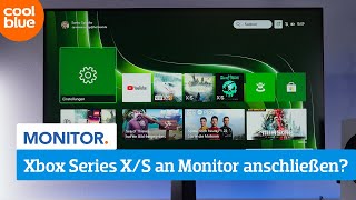 Wie schließt man die Xbox Series XS an einen Gaming Monitor an [upl. by Assirim]