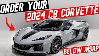 Heres WHY YOU should Order your 2024 C8 Corvette from Ciocca BELOW MSRP [upl. by Josee]