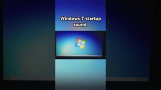 Windows 7 startup sound windows windows7 windowshopping microsoft operatingsystem pc computer [upl. by Hsirap]