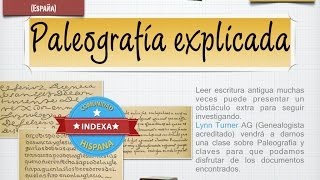 Videoclase de Paleografía Leer escritura antigua [upl. by Acined]