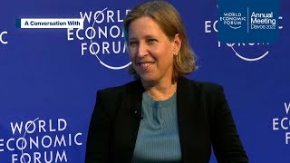 A Conversation with Susan Wojcicki CEO of YouTube  Davos  WEF22 [upl. by Zipnick406]