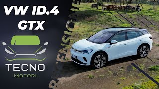 Recensione Volkswagen ID4 GTX il SUV elettrico dallo stile sportivo [upl. by Sidalg]