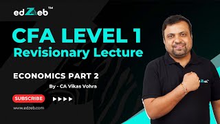 CFA Level 1 Revision Lecture on Economics  Part II  CA Vikas Vohra  edZeb [upl. by O'Shee]