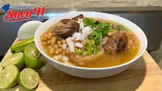 QUIERES COMER un RICO CALDO MIRA ESTE VIDEO  CALDO de FRIJOL con CHAMORRO de RES [upl. by Neerak908]