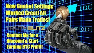 New Gunbot Settings Worked Great All Pairs Made Trades  Get Your Crypto Bot amp Make Profits [upl. by Enelaj462]