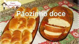 PÃOZINHO DOCE Feito na Máquina de fazer pão  4  PASSO A PASSO PARA INICIANTES [upl. by Horacio]