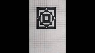 amazing graph paper drawing cool 3d drawing on graph paper art shorts Bhaktimeshakti15 [upl. by Ynnhoj801]