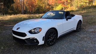 2017 Fiat 124 Spider Abarth 6MT – Redline Review [upl. by Heddy]