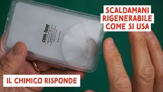 Scaldamani Riutilizzabile come funziona per accenderlo e farlo tornare liquido [upl. by Arait312]