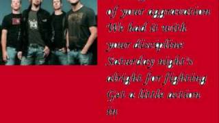 Nickelback saturday nights alright for fighting lyrics [upl. by Lightman]