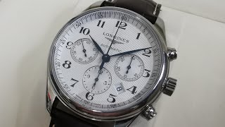 REVIEW of Longines Master Collection Chronograph The dressy and elegant chrono [upl. by Kahlil]