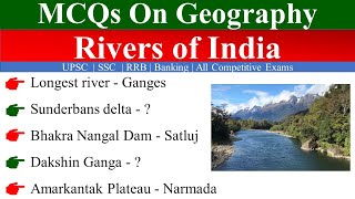 MCQs on Rivers OF India [upl. by Enneiviv896]