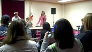 Vic Mignogna Travis Willingham and Laura Bailey talk about how they first met [upl. by Enniotna]