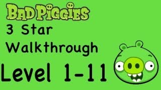 Bad Piggies  Level 111 3 Star Walkthrough Ground Hog Day  WikiGameGuides [upl. by Norrab]