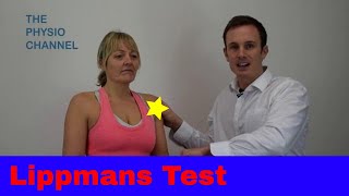 Lippmans Long Head Bicep Test [upl. by Inajar]