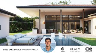 NEW 5Bed Tropical Lux in Hacienda Pinilla  Tamarindo Real Estate [upl. by Haizek]