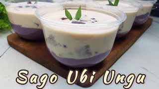 Ternyata Ubi Ungu di Bikin Begini Enak Banget  Sago Ubi Ungi Super Creamy Enak Bangat [upl. by Eiliak]