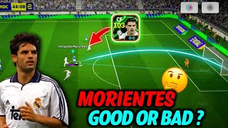 How Good is He  🤔 Review  103 Rated Epic Double Booster MORIENTES in eFootball 2025  PES Ground [upl. by Eirrot]