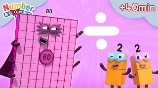 Number Magic Division  Learn to count challenge for kids  12345  Learn to divide  Numberblocks [upl. by Adah]