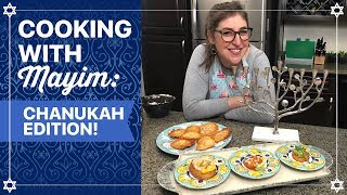 How To Cook Latkes for Hanukkah  Mayim Bialik [upl. by Leacock]