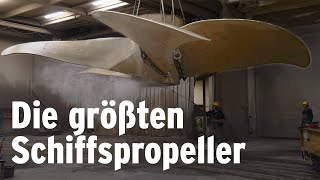 Die größten Schiffspropeller von MMG aus Waren an der Müritz [upl. by Grosmark]