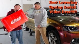 install video for Eibach Pro Kit Lowering Springs 38137140 for the G8 [upl. by Nurat]