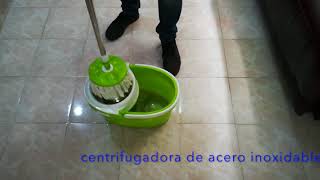 spin mop trapeador magico mechudo [upl. by Asyal]