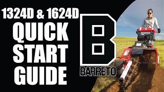 1324D1624D Full Size Trencher Quick Start Guide  Barreto Manufacturing Inc [upl. by Nalloh]