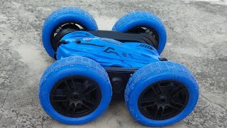 Rechargeable Rc Stunt Car Double Sided stunt car 360 degree Rotating unboxing [upl. by Elia]