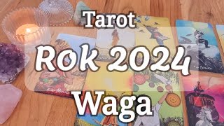 HOROSKOP ROK 2024💫 WAGA♎️ TAROT Czytanie roczne [upl. by Htial]