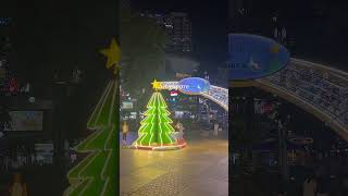 Singapore’s Orchard Road all lit up for the holiday szn 🎄🎅✨ travel singapore christmas asia [upl. by Piselli]