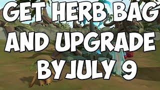 Land out of Time  herb bag and upgrade quickly before reset Herby Werby guide Runescape 3 [upl. by Lebatsirc]