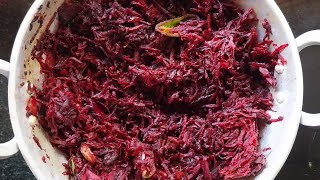 Beetroot meyukupurattii  ബിറ്റ്റൂട്ട് മെഴുക്ക്പുരട്ടി  malayalam recipe beetroot stirfry [upl. by Normie948]