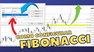 Como Configurar Fibonacci no Metatrader [upl. by Anaihr]