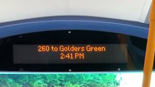 260 to Golders Green [upl. by Aitak163]