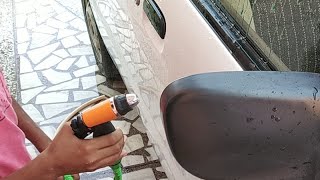 Live Cleaning of Car using Portable Car Electric Pressure Washer with Water Gun [upl. by Prudence]