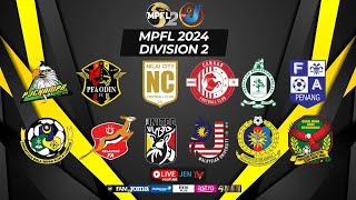 Live MPFL24 Kedah vs Kelantan FA  DIVISION 2 DAY 6 [upl. by Jordans]