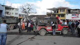 Las ruinas de la estación de Policía de Inzá Cauca tras atentado de las Farc [upl. by Balsam640]