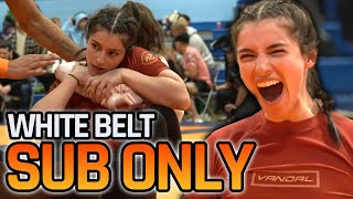 A Jiu Jitsu Competition But its their FIRST SUB ONLY Tournament [upl. by Ellehsyt]