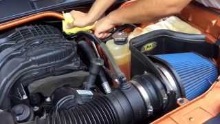 Howto  installing a Strut Tower Brace on a Dodge Challenger [upl. by Antipas]