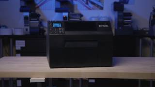 EPSON ColorWorks C6000 Color Label Printers FIRST LOOK [upl. by Yttap117]