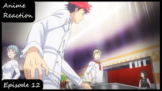 Anime Reaction  Shokugeki no Soma Season 2 episode 12 食戟のソーマ [upl. by Leval]