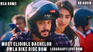 Most Eligible Bachelor bike ride full bgm HQ VERSION  mosteligiblebachelor leharaayi love bgm8D [upl. by Cobbie]