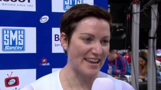 Riders Talk Anna Meares about the onboard cameras during the 2015 UCI Track World Championships [upl. by Immanuel880]