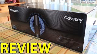 Samsung Odyssey G7 Review  32quot 1440p 240Hz Curved Gaming Monitor [upl. by Erna705]