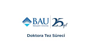 Doktora Tez Süreci [upl. by Yarrum]